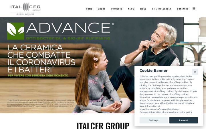 Screenshot of gruppoitalcer.it