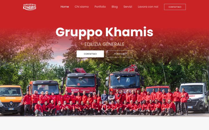 Screenshot of gruppokhamis.com
