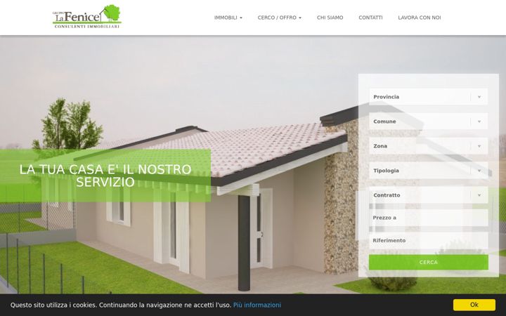 Screenshot of gruppolafenice.it