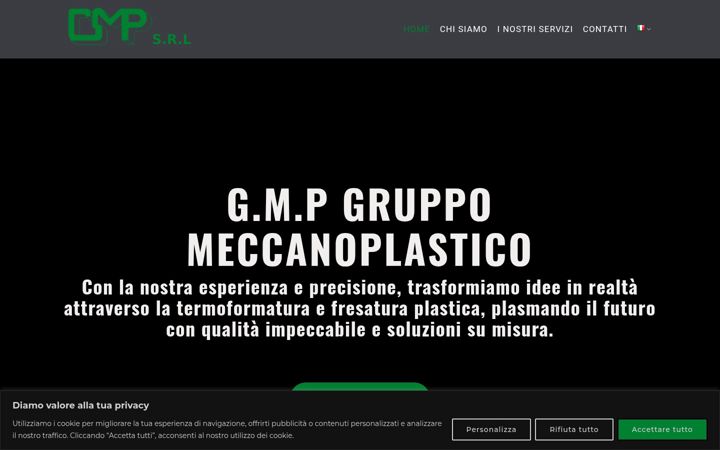 Screenshot of gruppomeccanoplastico.it