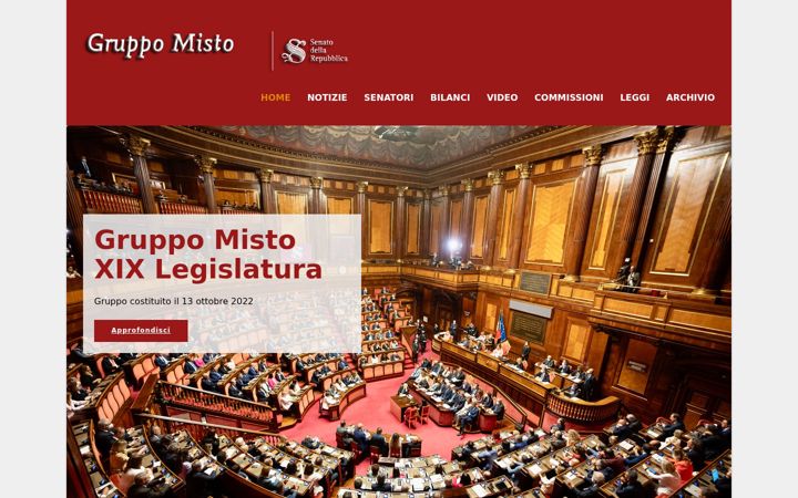 Screenshot of gruppomistosenato.it