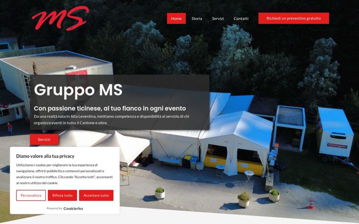 Screenshot of gruppoms.ch