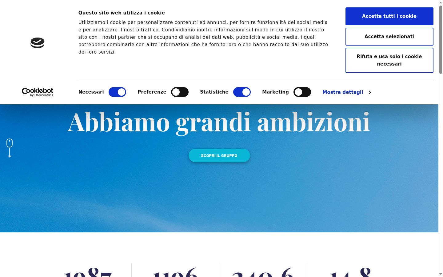Snímek obrazovky baneru souhlasu zobrazeného před jakoukoli interakcí