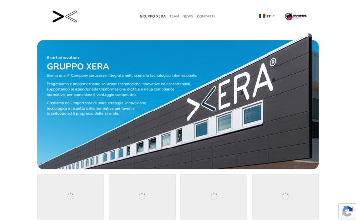 Screenshot di gruppoxera.com
