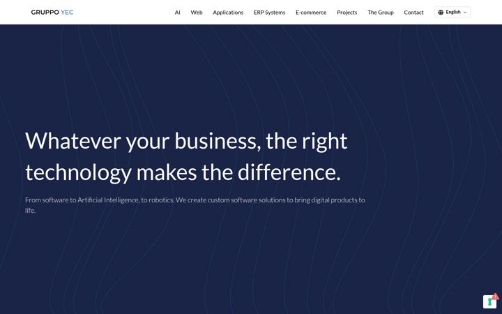 Screenshot of gruppoyec.com