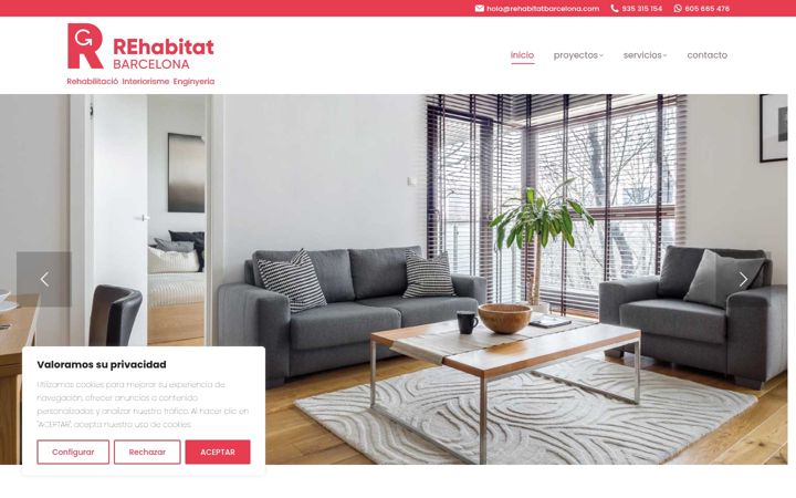 Screenshot of gruprehabitat.com