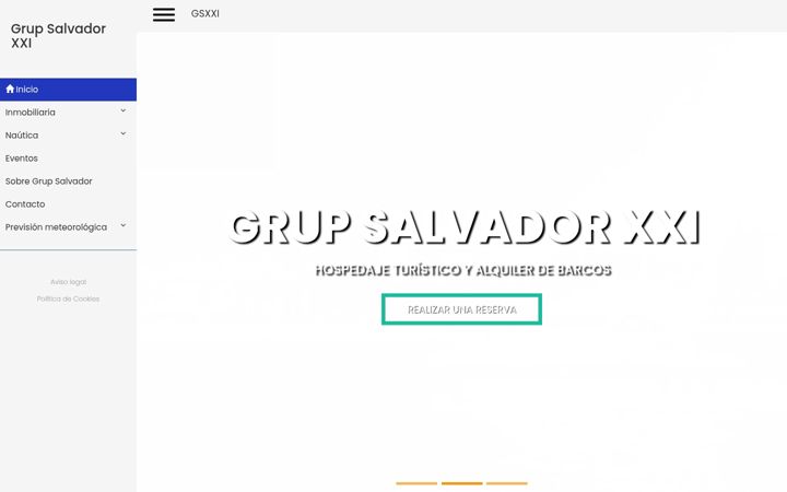 Screenshot of grupsalvadorxxi.com