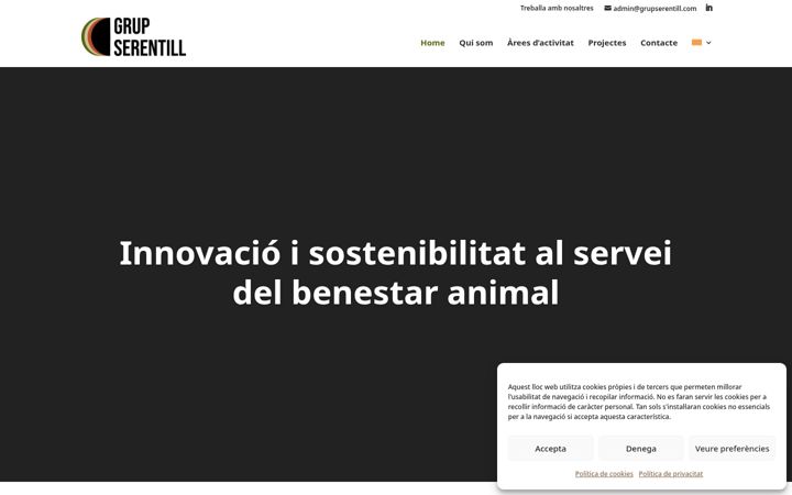 Screenshot of grupserentill.com