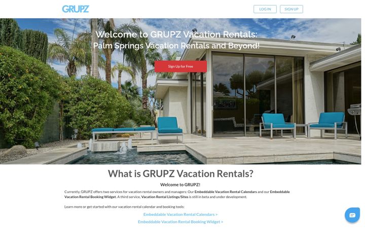 Screenshot of grupz.com