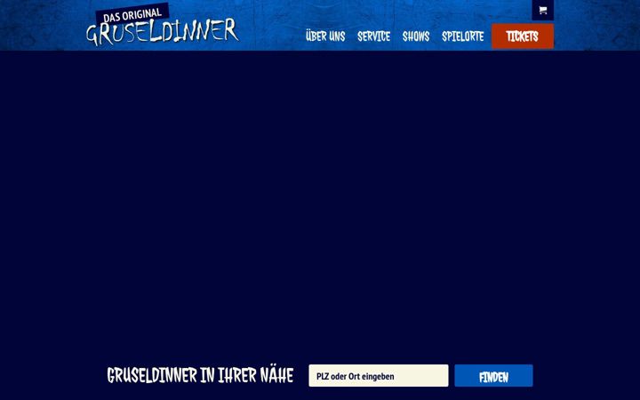 Screenshot of gruseldinner.de