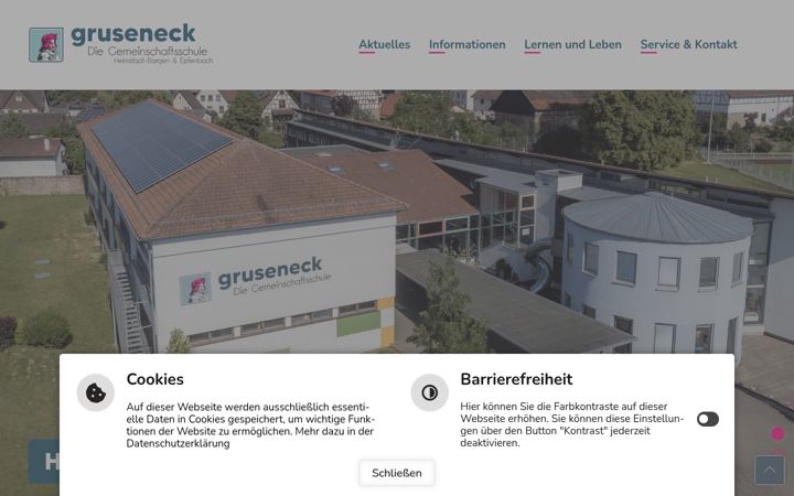 Screenshot of gruseneck.de