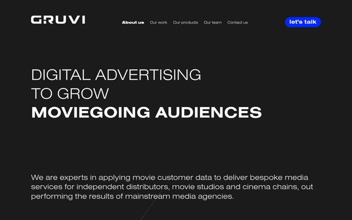 Screenshot of gruvi.tv