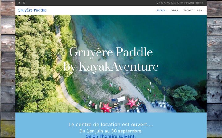 Screenshot of gruyerepaddle.ch