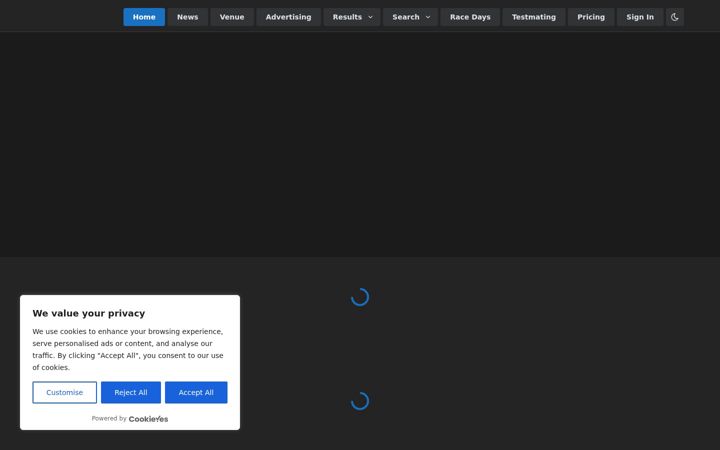 Screenshot of grwhracing.eu