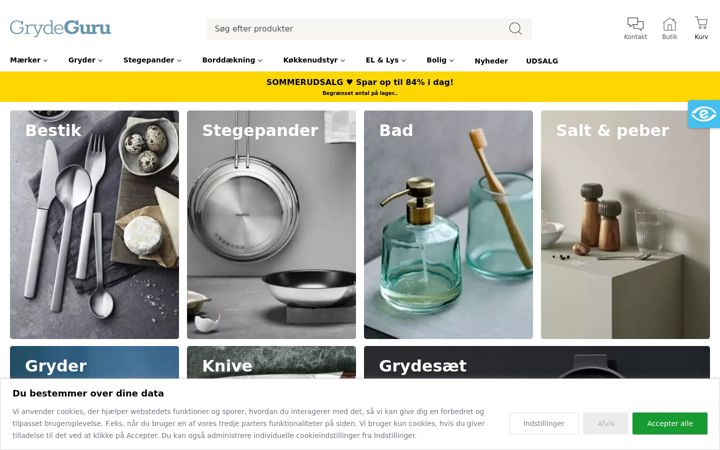 Screenshot of grydeguru.dk