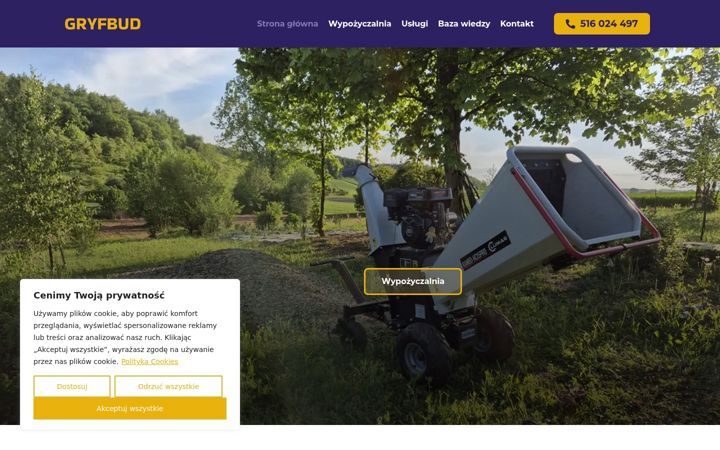 Screenshot of gryfbud.com