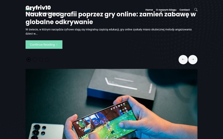Screenshot of gryfriv10.com