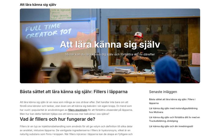 Screenshot of gryteniusacademy.se