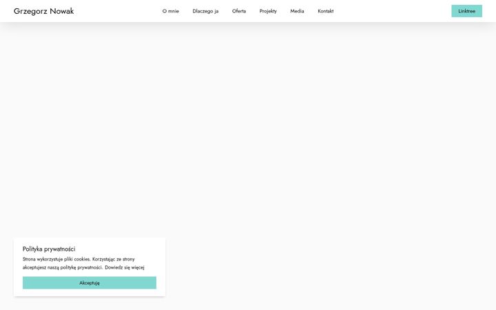 Screenshot of grzegorznowak.pro