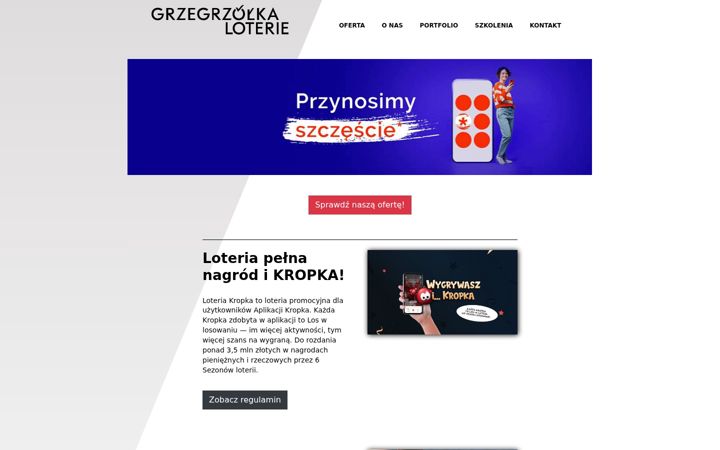 Snímek obrazovky grzegrzolka.com