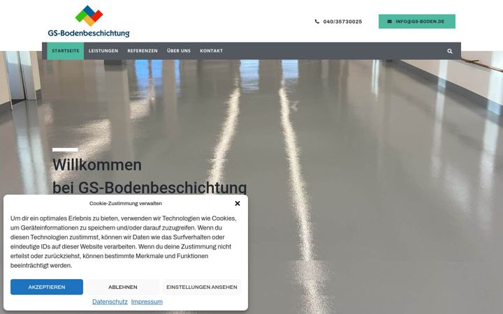 Screenshot of gs-boden.de