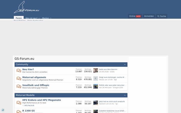 Screenshot of gs-forum.eu