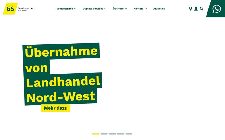 Screenshot of gs-genossenschaft.de