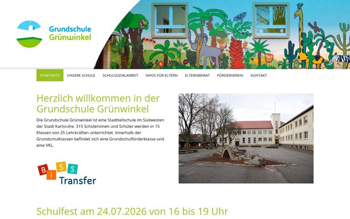 Screenshot of gs-gruenwinkel.de