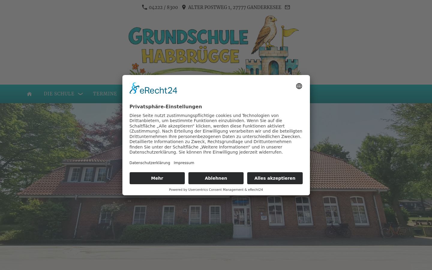 Screenshot tal-banner tal-kunsens muri qabel kwalunkwe interazzjoni