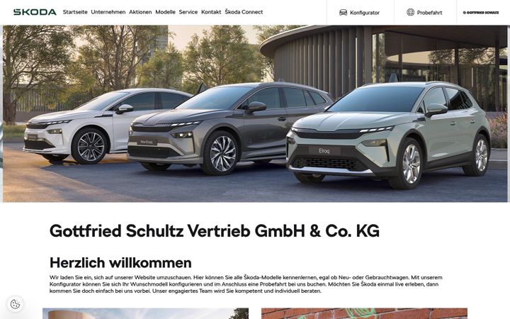 Screenshot of gs-hagen.skoda-auto.de