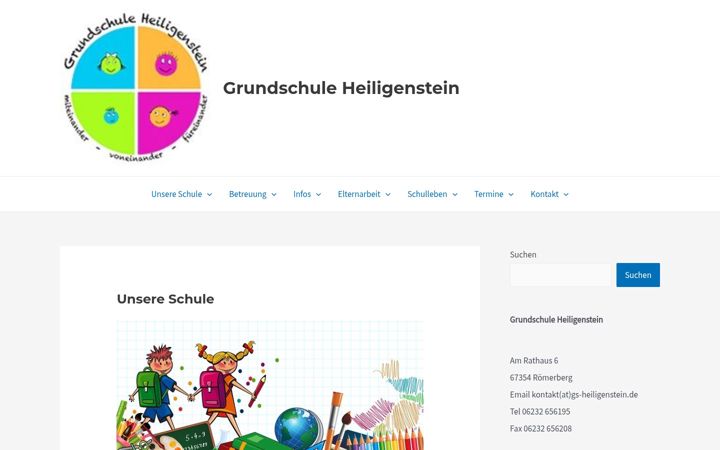 Screenshot of gs-heiligenstein.de