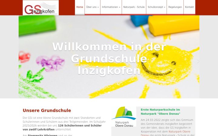 Screenshot of gs-inzigkofen.de