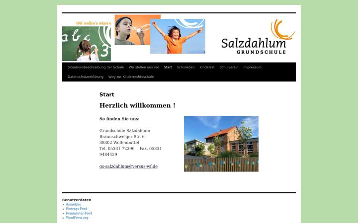 Skjermbilde av gs-salzdahlum.de