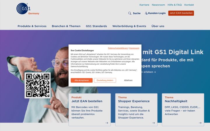 Screenshot of gs1-germany.de