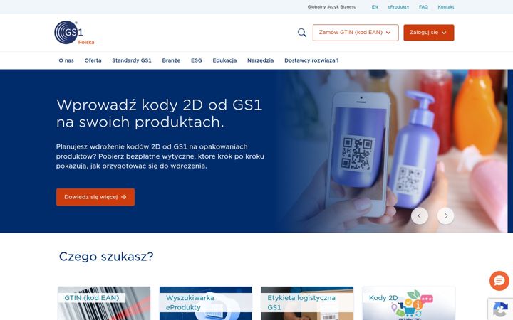 Screenshot of gs1pl.org