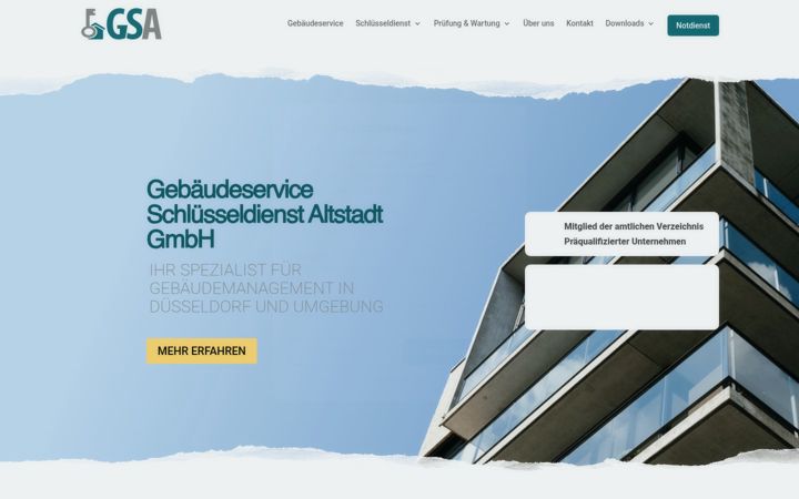 Screenshot of gsa-gmbh.de