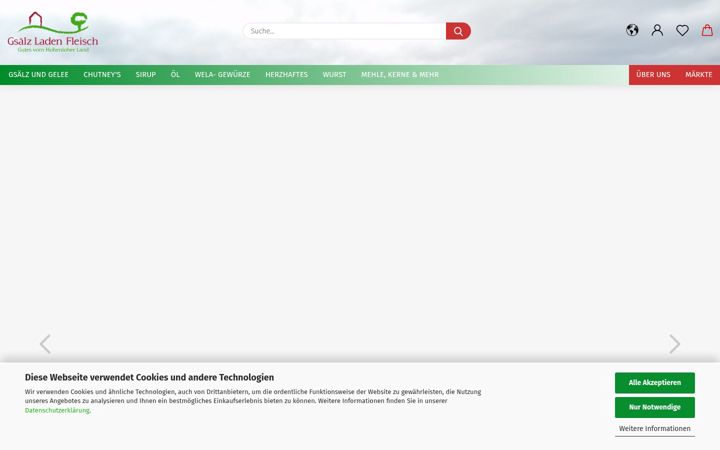 Screenshot of gsaelz-laden-fleisch.de
