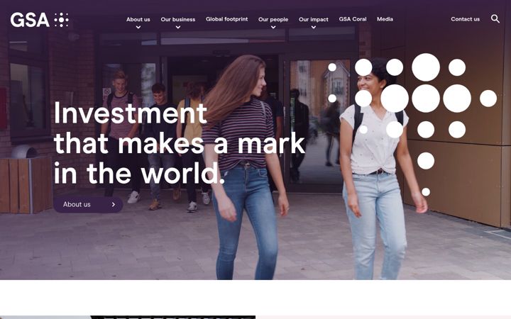 Screenshot του gsagroup.com