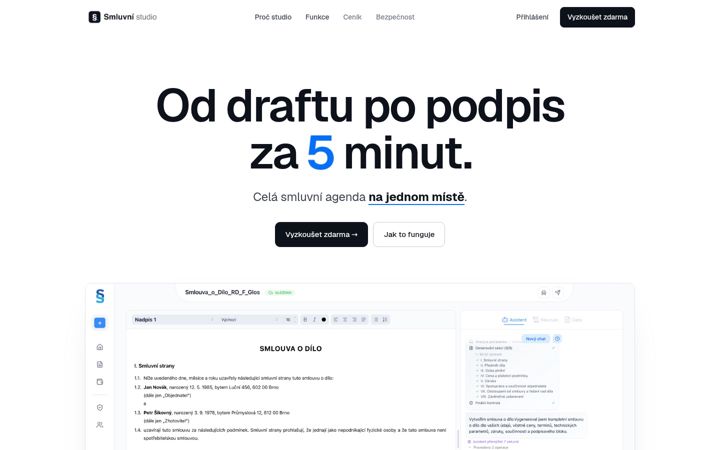 Screenshot of gsai.cz