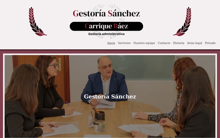 Screenshot of gsanchez.es