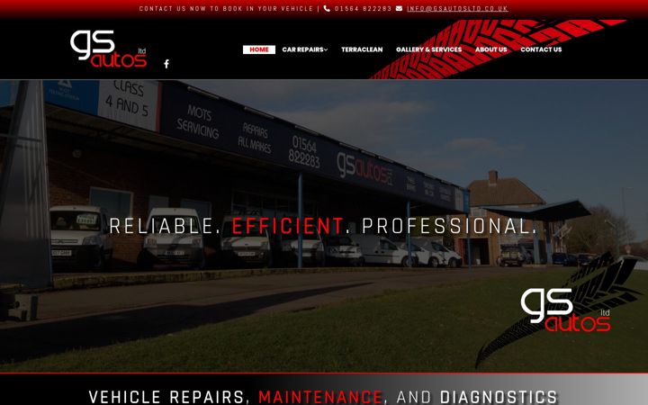 Screenshot of gsautosltd.co.uk
