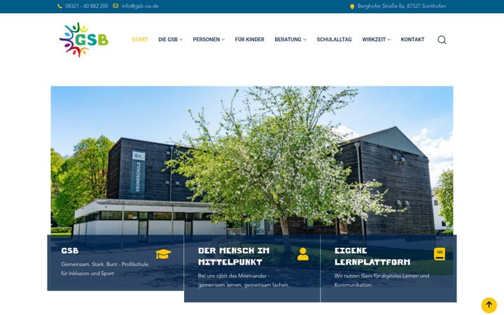 Screenshot of gsb-oa.de