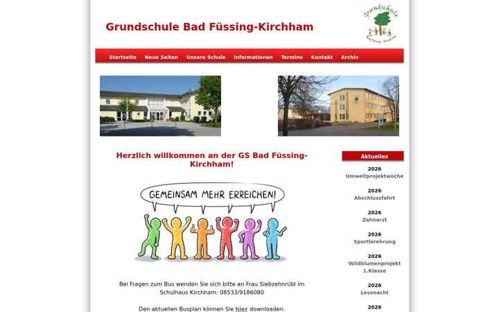 Screenshot of gsbadfuessing.de