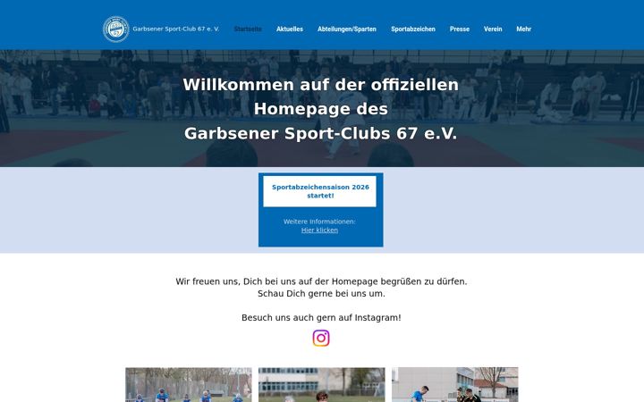 Screenshot of gsc-garbsen.de