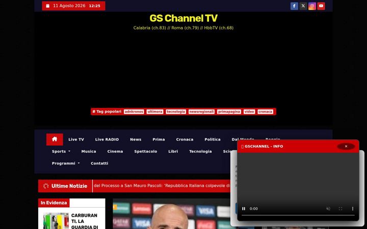 Screenshot of gschannel.it