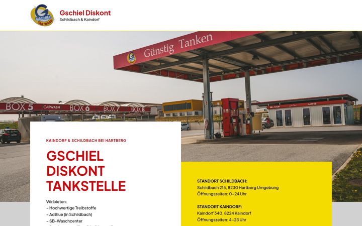 Snímek obrazovky gschiel-diskont.at
