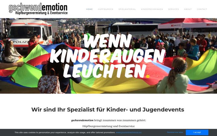 Screenshot of gschwendemotion.ch
