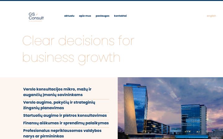 Screenshot of gsconsult.lt