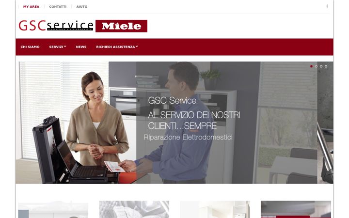 Screenshot of gscservice-assistenza.it