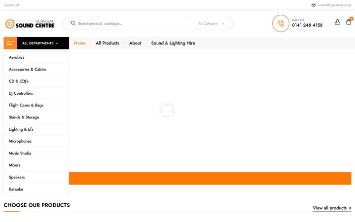 Screenshot of gscstore.co.uk